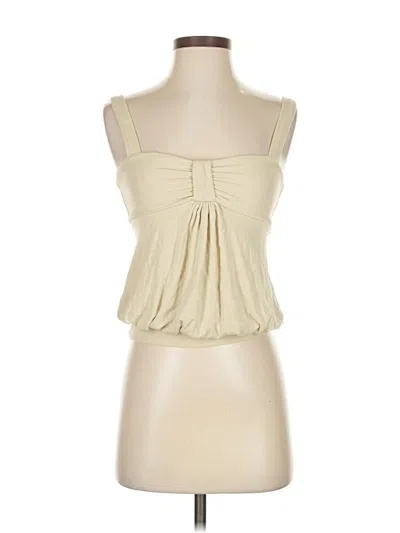 Pre-owned Nicole Miller Studio Sleeveless Blouse In Brown