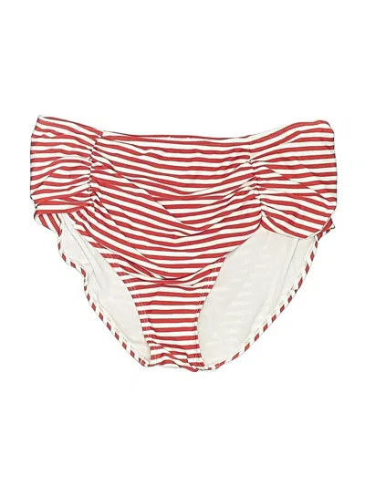 Pre-owned Nicole Miller Studio Swimsuit Bottoms In Red