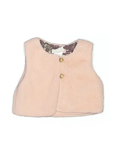 Pre-owned Nicole Miller Babies' Sweater Vest In Pink