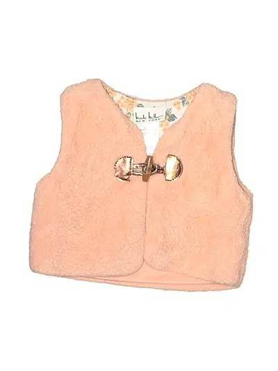 Pre-owned Nicole Miller Babies' Sweater Vest In Pink