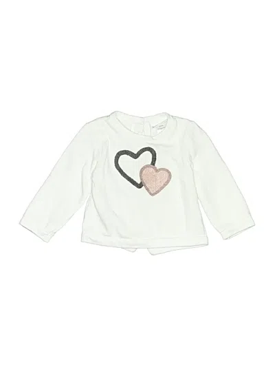 Pre-owned Nicole Miller Kids' Sweatshirt In Ivory