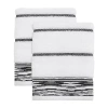 Nicole Miller Sydney 2-pc. Hand Towel In White
