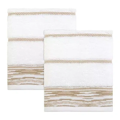 Nicole Miller Sydney 2-pc. Hand Towel In White