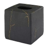 Nicole Miller Sydney Tissue Box Cover In Black