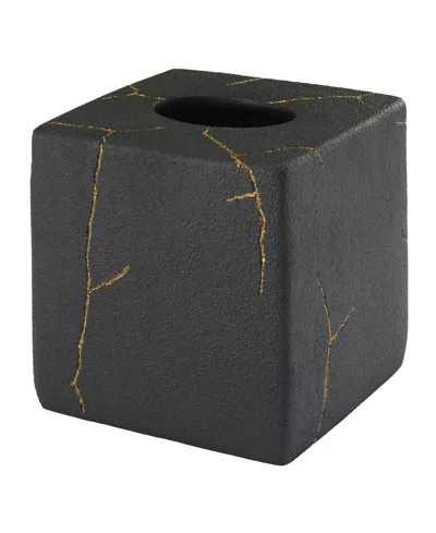 Nicole Miller Sydney Tissue Cover In Blk,gold