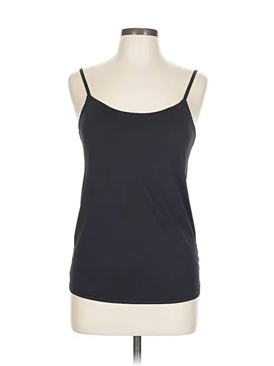 Pre-owned Nicole Miller Tank Top Black Strapless Neckline Tops