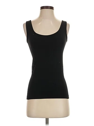 Pre-owned Nicole Miller Tank Top Black Strapless Neckline Tops