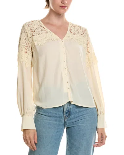 Nicole Miller Top In Neutral