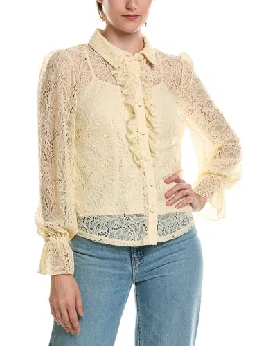 Nicole Miller Top In Neutral