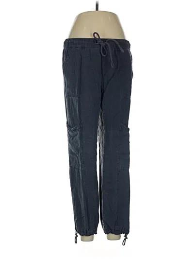 Pre-owned Nicole Miller Track Pants In Blue