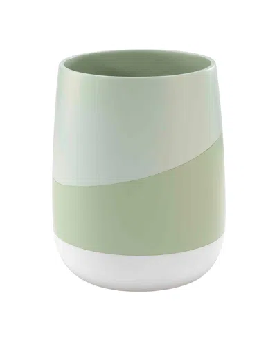 Nicole Miller Tropiluxe 8" Wastebasket In Green