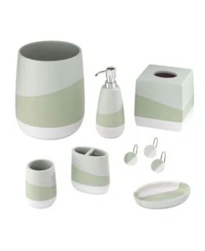 Nicole Miller Tropiluxe Bath Accessories In Green