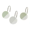 Nicole Miller Tropiluxe Shower Curtain Hooks In Green
