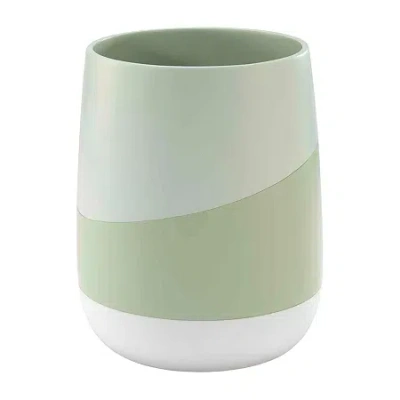 Nicole Miller Tropiluxe Trash Can In Green