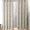 Nicole Miller Turion Grommet Top Light-filtering Set Of 2 Curtain Panel In White