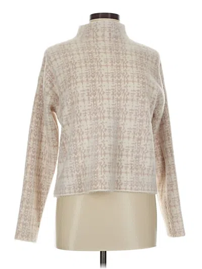 Pre-owned Nicole Miller Turtleneck Sweater In Brown