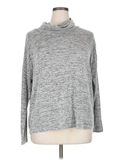 Pre-owned Nicole Miller Turtleneck Sweater In Gray