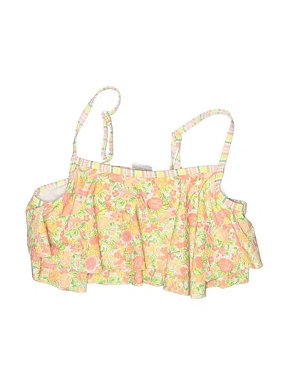 Pre-owned Nicole Miller Kids' Two Piece Swimsuit In Yellow