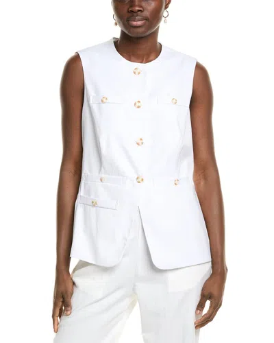 Nicole Miller Vest In White