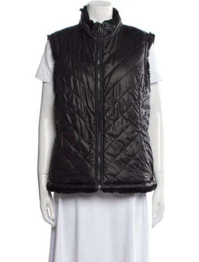 Pre-owned Nicole Miller Vest In Black