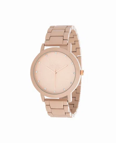 Nicole Miller Women's Bracelet Watch 38mm In Rose Metallic In Multi