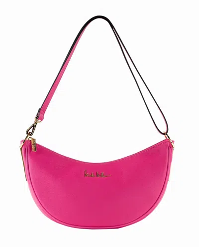 Nicole Miller Women's Crossbody Shoulder Bag In Beetroot In Pink
