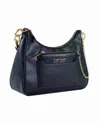 Nicole Miller Women's Crossbody Shoulder Bag With Coin Pouch In Black In Black