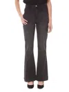 NICOLE MILLER WOMEN'S HIGH RISE CARGO FLARE JEANS