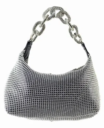 Nicole Miller Women's Mini Chainmail Party Bag In Silver