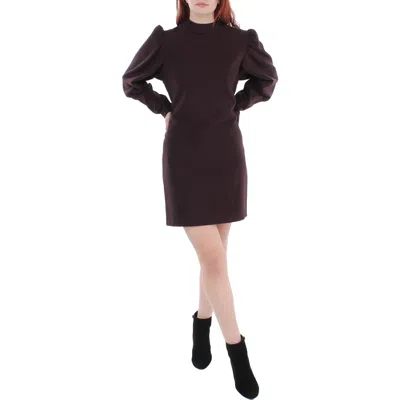 Nicole Miller Womens Keyhole Short Mini Dress In Black