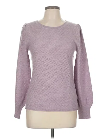 Pre-owned Nicole Miller Wool Sweater In Purple