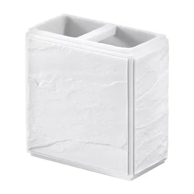 Nicole Miller Zen Toothbrush Holder In White