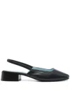 Nicole Saldaña 35mm Paz Sligback Pumps In 蓝色