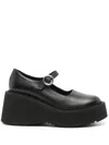 Nicole Saldaña 75mm Nina Platform Pumps In Black