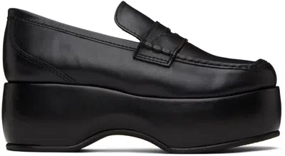 Nicole Saldaña Black Annie Loafers In 25126661 Black