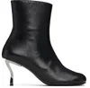 Nicole Saldaña Sculpted-heel Ankle Boots In Multi