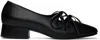 Nicole Saldaña Isabel Tie-strap Pumps In Black