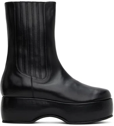 Nicole Saldaña Black Mia Boots In 25166833 Black