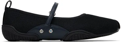 Nicole Saldaña Black Sophie Ballerina Flats