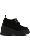 Nicole Saldaña Demi Platform Sneakers In Black