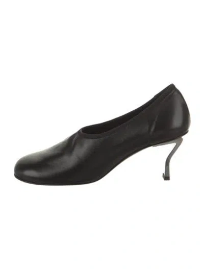 Pre-owned Nicole Saldaña Leather Pumps In Black