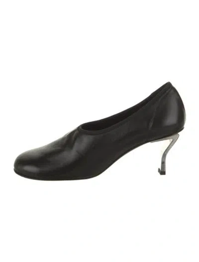 Pre-owned Nicole Saldaña Leather Pumps In Black
