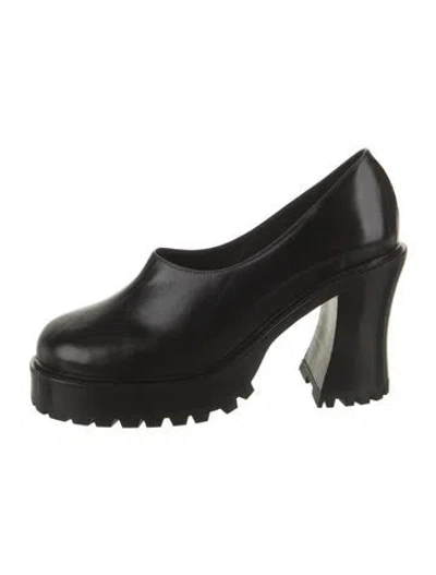 Pre-owned Nicole Saldaña Leather Pumps In Black