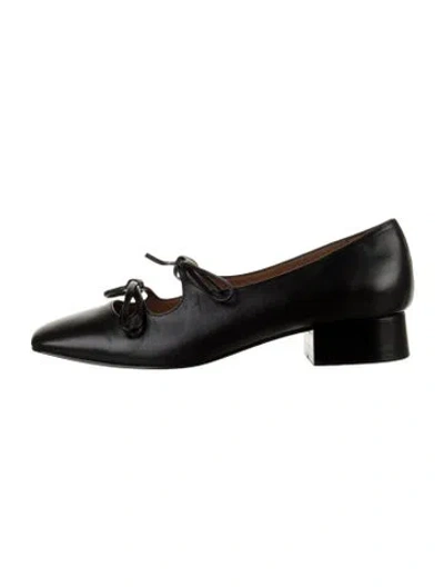 Pre-owned Nicole Saldaña Leather Pumps In Black