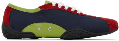 NICOLE SALDAÑA NAVY & RED SIMONE SNEAKERS