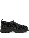 Nicole Saldaña Sacha Leather Loafers In Black