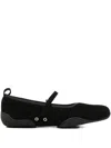 Nicole Saldaña Black Sophie Ballerina Flats In Black