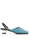 Nicole Saldaña 40mm Syd Mules In Blue