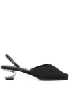 Nicole Saldaña 40mm Syd Mules In Schwarz
