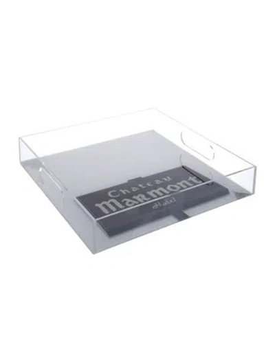 Pre-owned Nicole Sassaman Chateau Marmont Hotel Tray In Multi